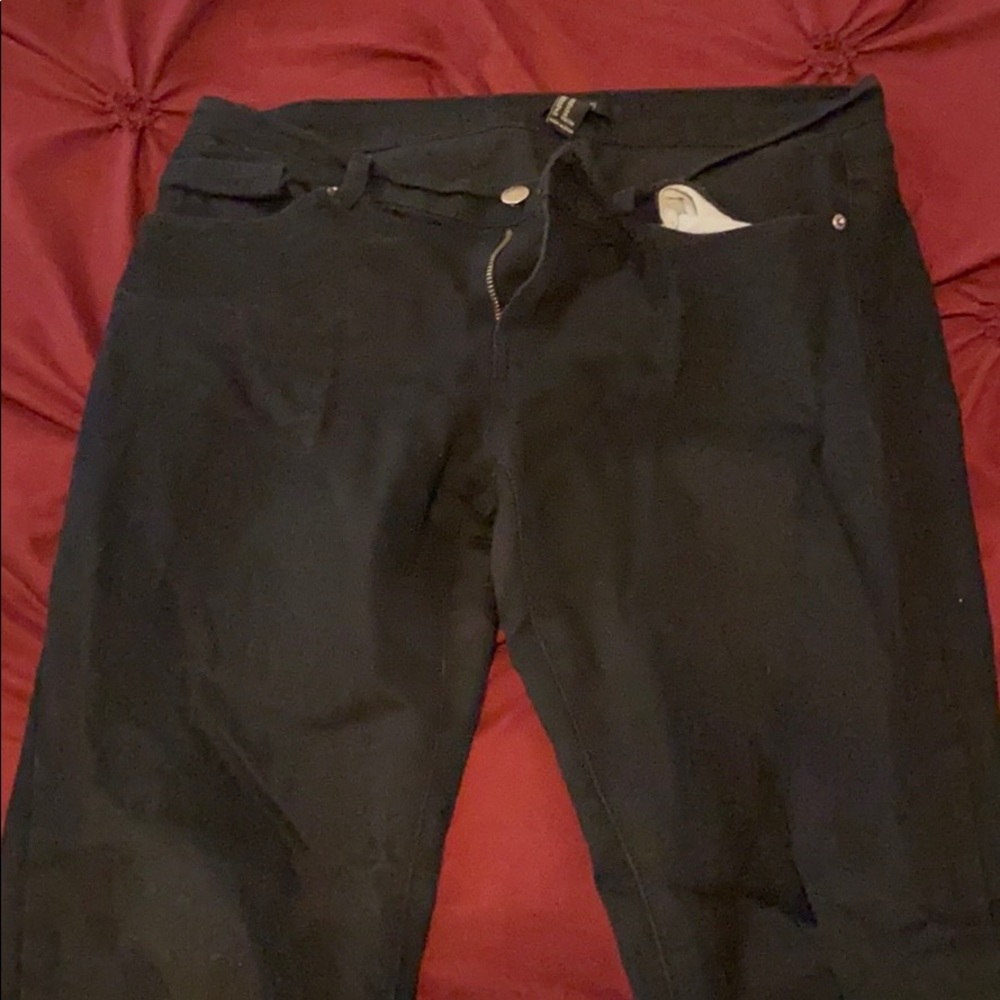 Forever 21 black skinny jeans